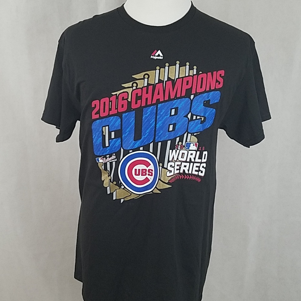 NEW Majestic 2016 Cubs World series Champions MLB